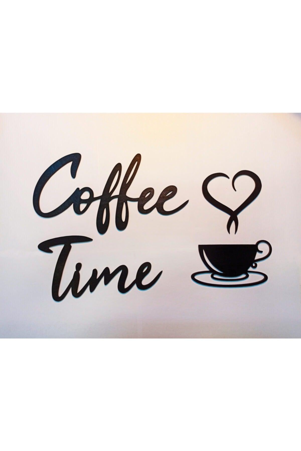 Coffee Time Wooden Modern Coffee Corner Kitchen Wall Decor - Swordslife