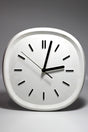 Colorful Design Square Concrete Wall Clock | white 26cm - Swordslife