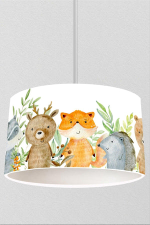 Colorful Forest Animals Kids Room Pendant Lamp Chandelier - Swordslife
