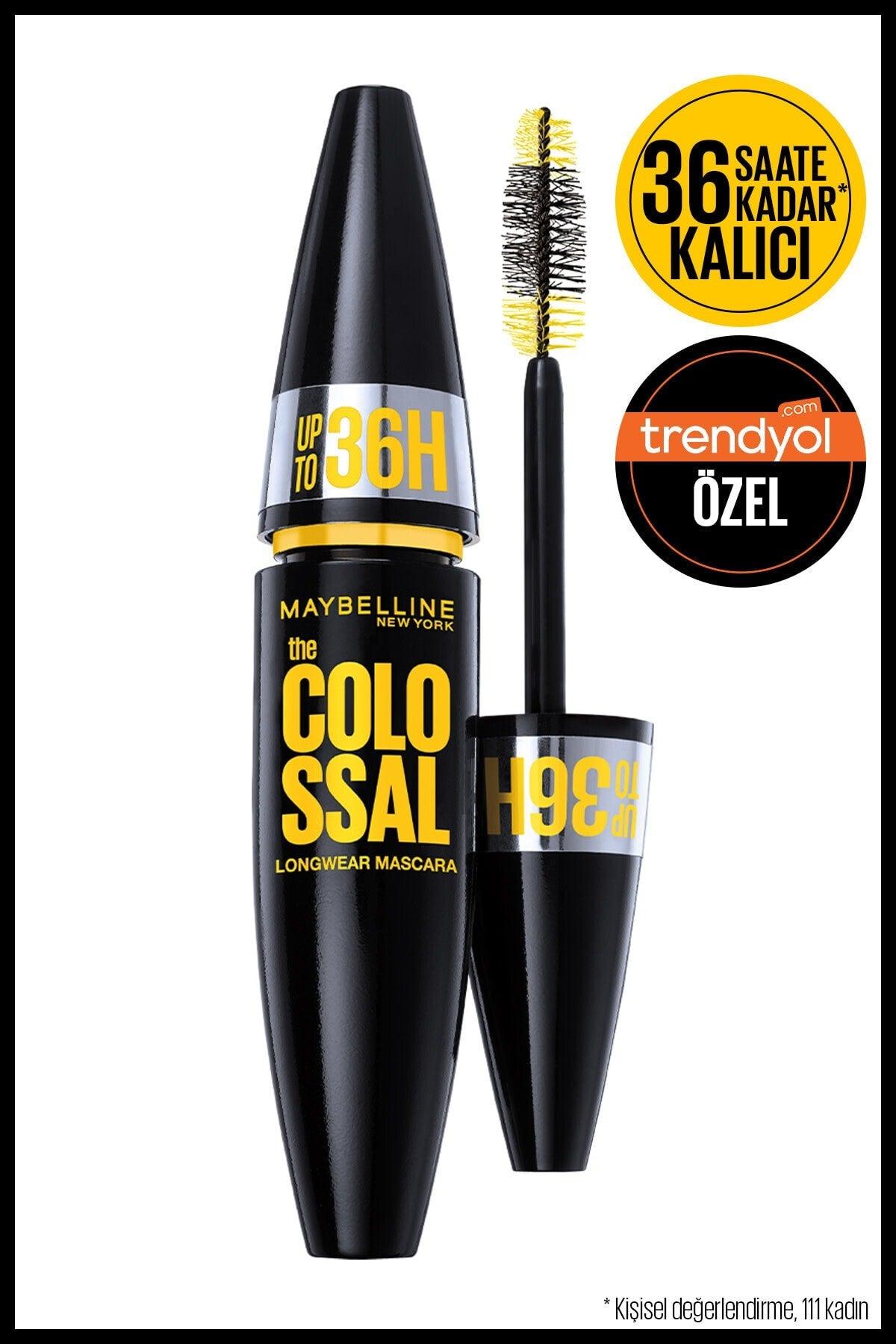 Colossal 36h Waterproof Black Mascara