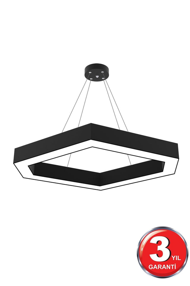 Cometa (Black Case, Daylight) Led Modern Led Chandelier - Swordslife