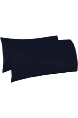 Comfort Navy Blue Pillowcase Set of 2 Cotton (50x70) - Swordslife