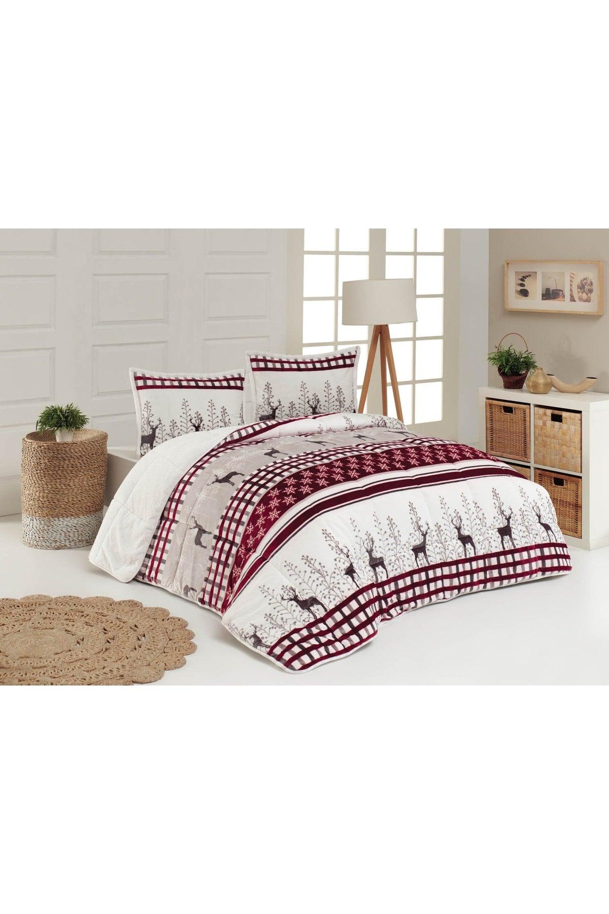 Comforter Double Duvet Set Deer Gray - Swordslife