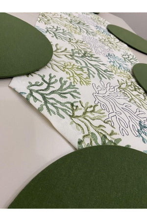 Coral Patterned Runner and 6-Piece Supla Set - Swordslife