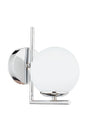 Korner Modern Sport Decorative Chrome Color Glop White Glass Wall Sconce - Swordslife