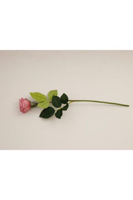 Corsage Fabric Single Branch Artificial Flower 44 Cm Dark Pink - Swordslife