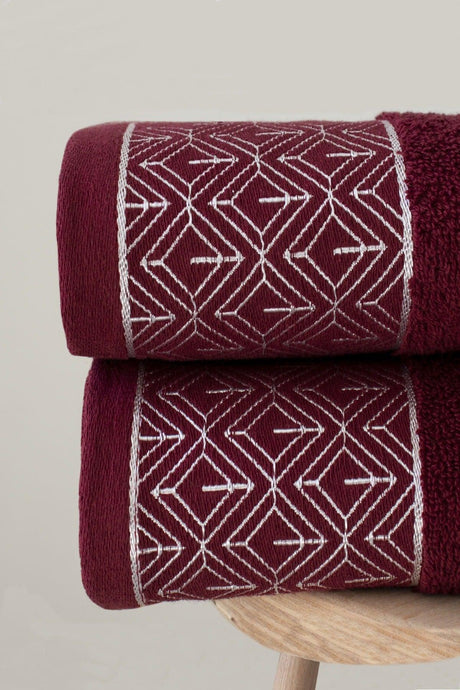 Cotton Set of 2 Bath Towels - Petra - Swordslife