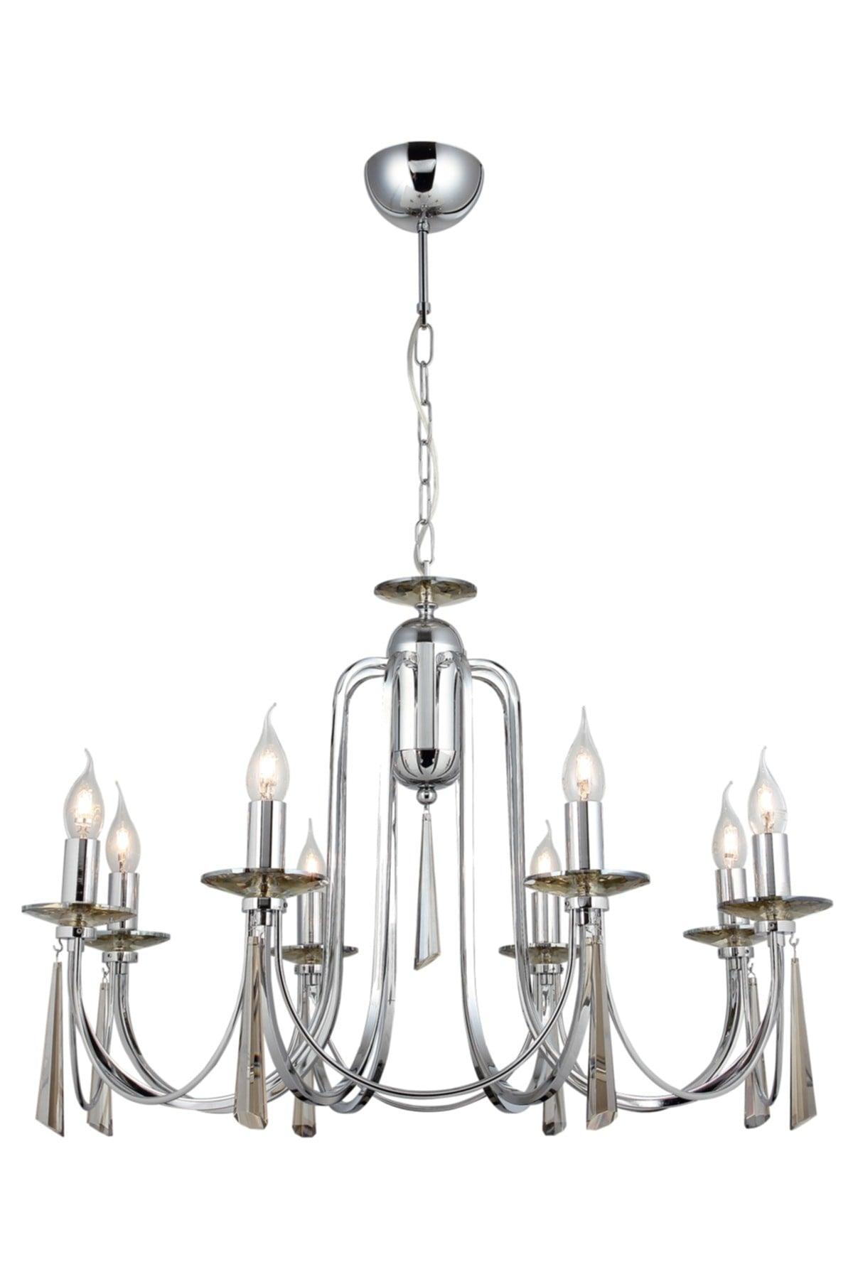 Countess 8 Li Chrome Chandelier 8xe14 - Swordslife