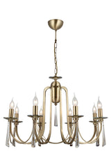 Countess 8 Lit Tumbled Chandelier 8xe14 - Swordslife