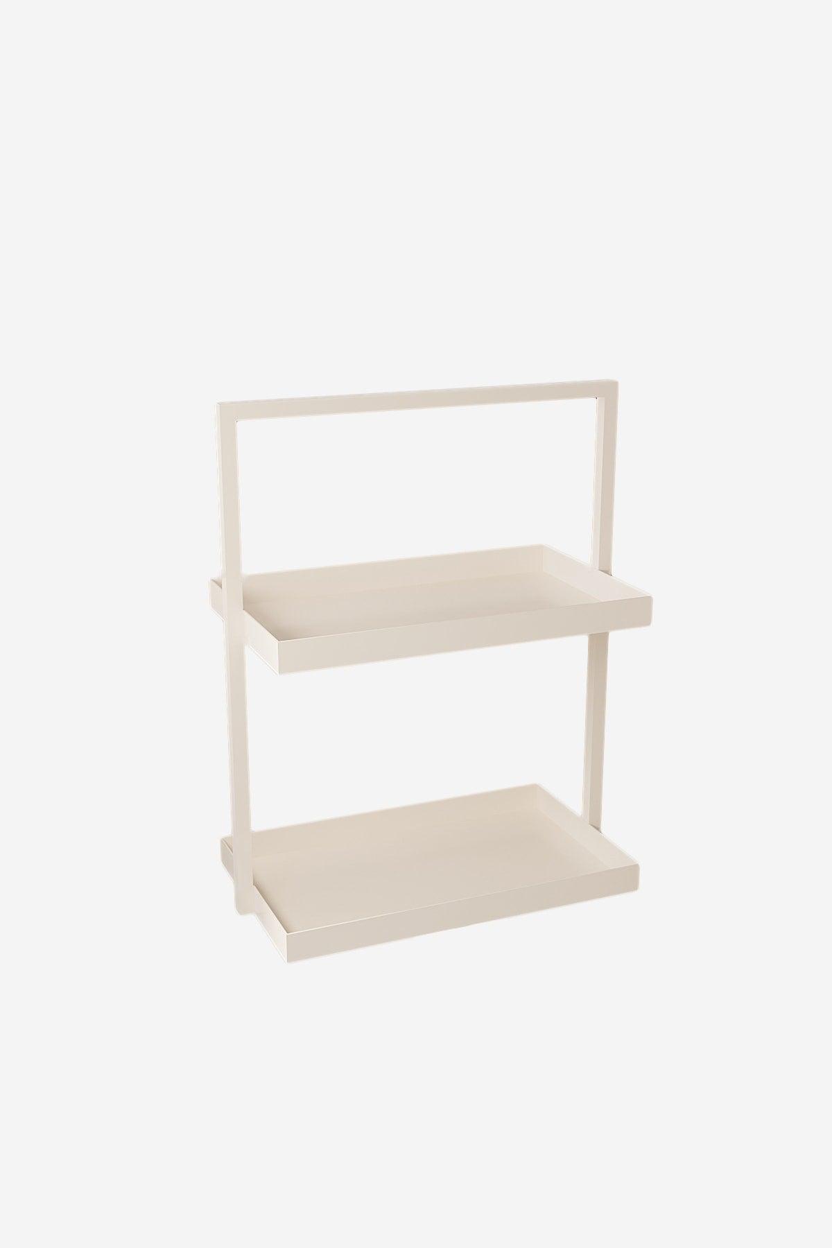 Cream Color Two-Storey Rectangular Skin Bathroom