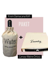 Cream Carboy Cover & Cream Washing Machine