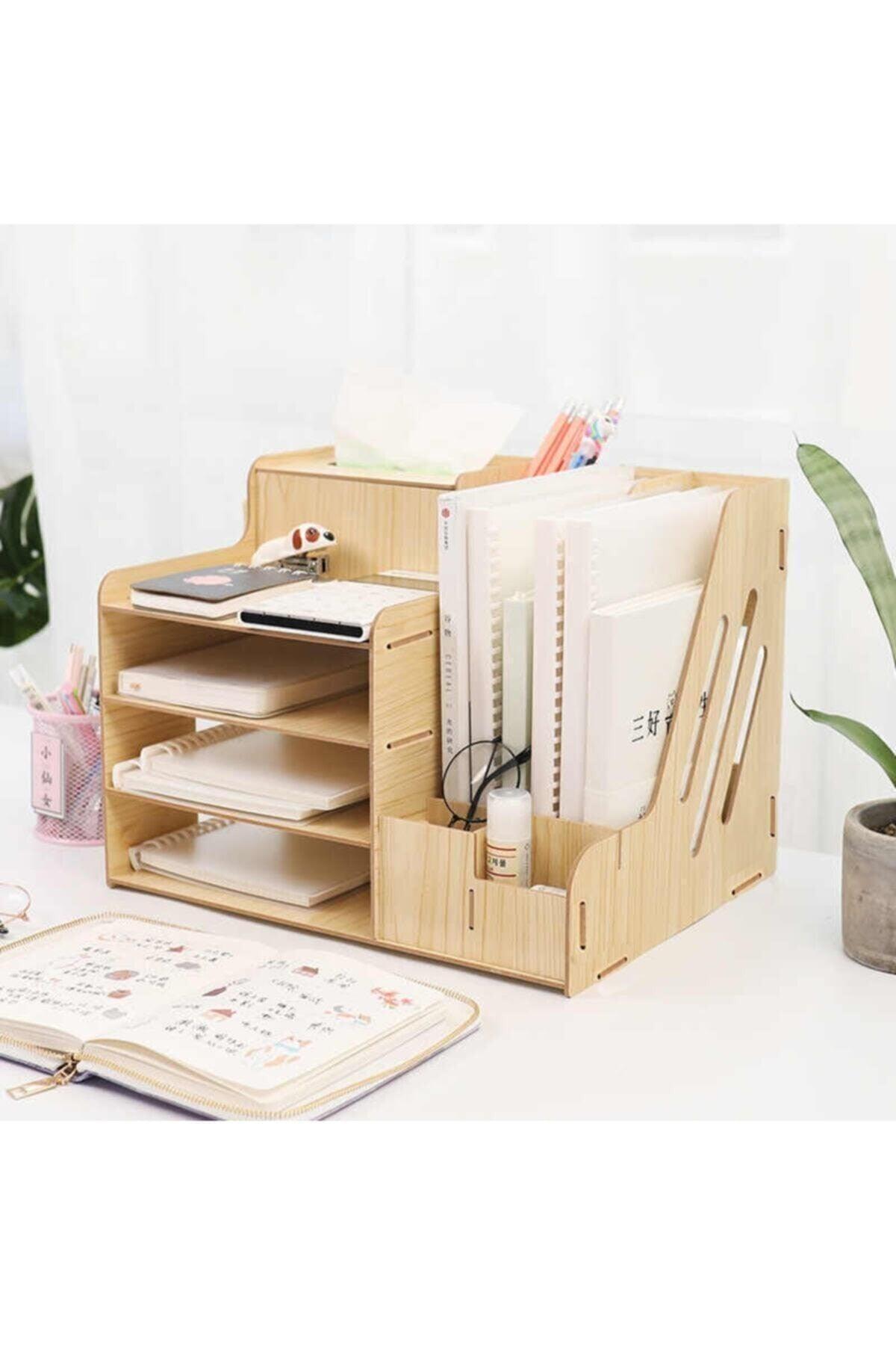 Creative Desktop Pen Holder Organizer Document