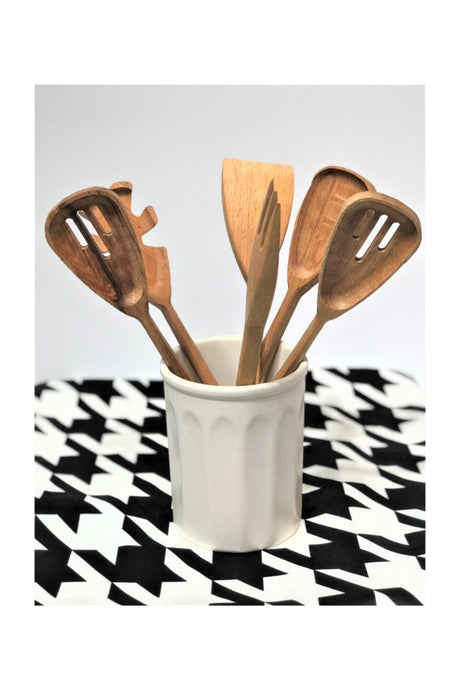 Cutlery Vertical Matt Cream Ceramic 14 cm. - Swordslife