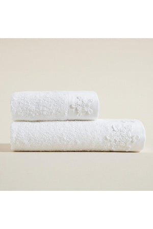 Crystal Hand Towel 30x50 Cm White - Swordslife