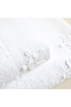 Crystal Hand Towel 30x50 Cm White - Swordslife
