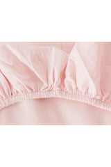 Crystal Silky Twill Double Duvet Cover Set 200x220 cm Pink - Swordslife