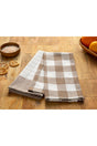 Crystal Cotton 2 Piece Drying Towel 40x60 Brown - Swordslife