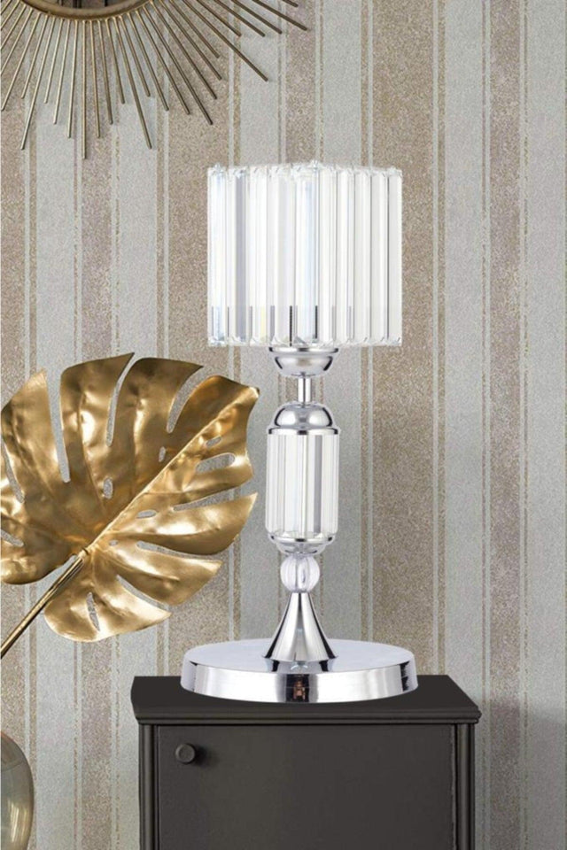 Crystal Stone Silver Case K-15 Silver Stone Head Lampshade - Swordslife