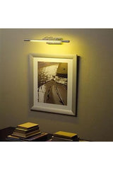 Ct-5246b 7w Led Swan Picture-bathroom Wall Sconce Gold