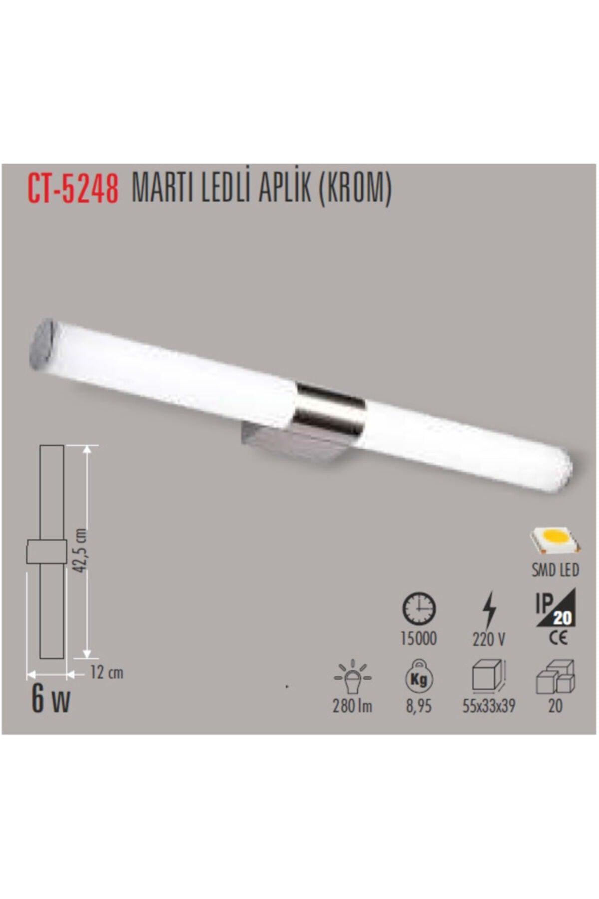 Ct-5248 6w/6400k Seagull (SAKA) Led Sconce(WHITE)