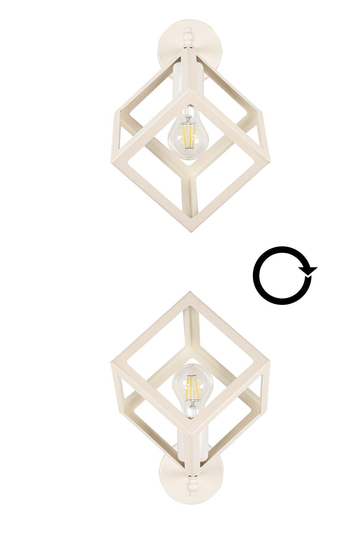 Cube Sconce White - Swordslife