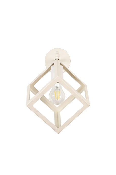 Cube Sconce White - Swordslife