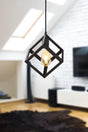 Cube Single Black Chandelier - Swordslife