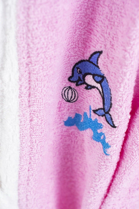 Curl Printed Children's Bathrobe - Swordslife