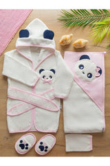 Cute Ponçik Baby Bathrobe Set New Season - Swordslife