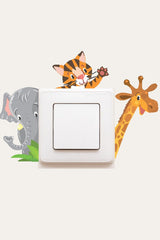 Cute Socket Sticker - Safari Animals - Swordslife