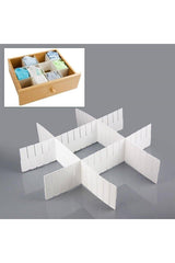 Cuttable Adjustable Practical Drawer Divider Organizer 3 Pieces - Swordslife