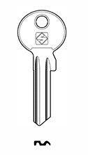 Cylinder key UPPER - SILCA: CE2X (Errebi: CE5DL) - Swordslife