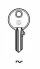 Cylinder key - SILCA: RO20 (Errebi: R11) - Swordslife