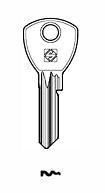 Cylinder key common - SILCA: AB76 (Errebi: AU86) - Swordslife