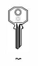 Cylinder key common - SILCA: BUR2 (Errebi: BG8) - Swordslife