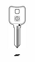 Cylinder key common - SILCA: BUR38 (Errebi: BG49) - Swordslife