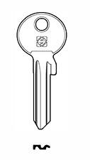 Cylinder key common - SILCA: IE6X (Errebi: I7) - Swordslife