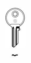 Cylinder key common - SILCA: JU1 (Errebi: JN4) - Swordslife