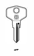 Cylinder key common - SILCA: JU12 (Errebi: JNG3) - Swordslife