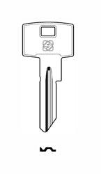 Cylinder key common - SILCA: PHF4R (Errebi: PH4SL) - Swordslife