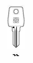 Cylinder key common - SILCA: EU13R (Errebi: EL9R) - Swordslife