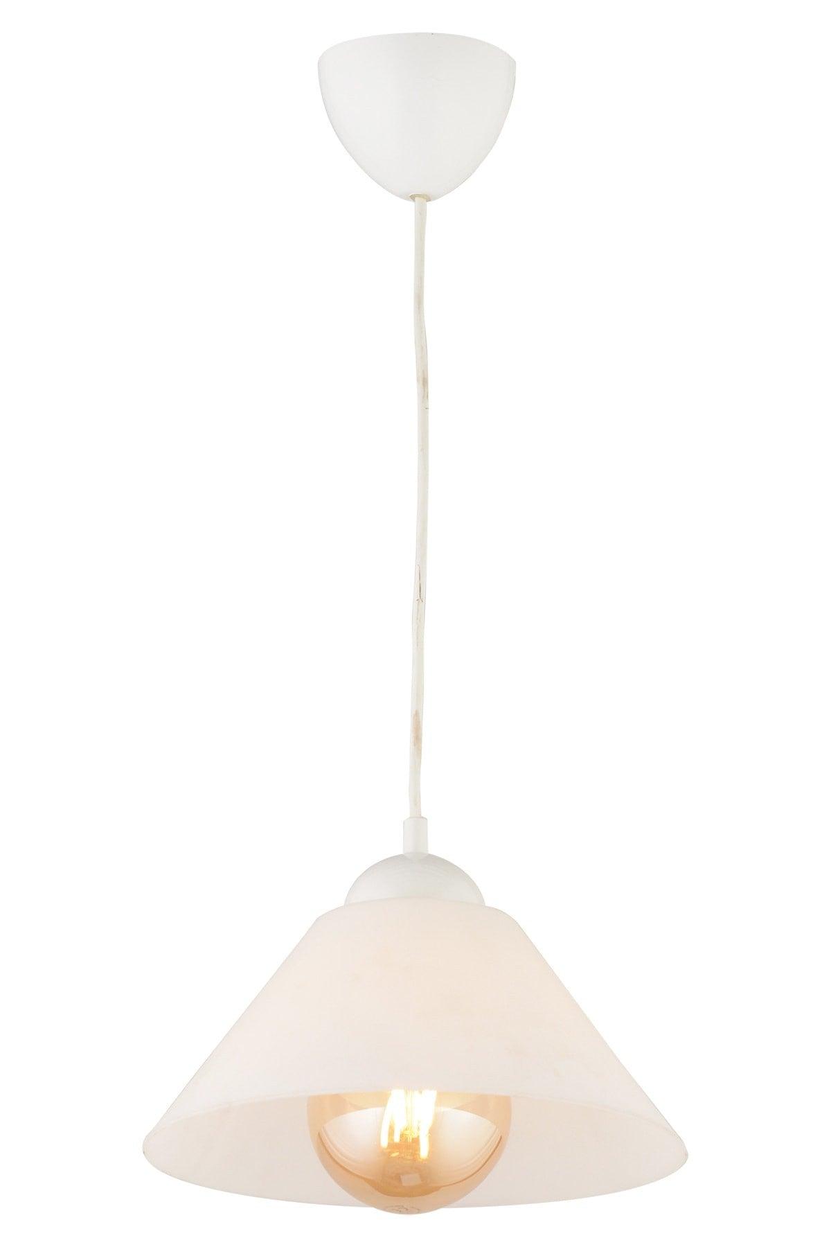 Narcissus Single Pendant Lamp-white - Swordslife