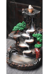 Mountain Model Backflow Waterfall Incense Holder - Swordslife