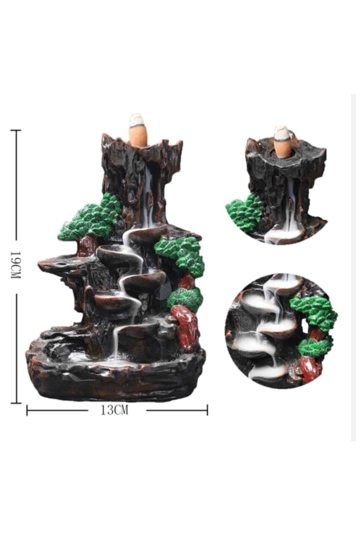 Mountain Model Backflow Waterfall Incense Holder - Swordslife