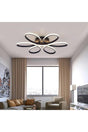 Papatya Modern Design Bedroom - Living Room - Kitchen Black Color Daylight And White Led Chandelier - Swordslife