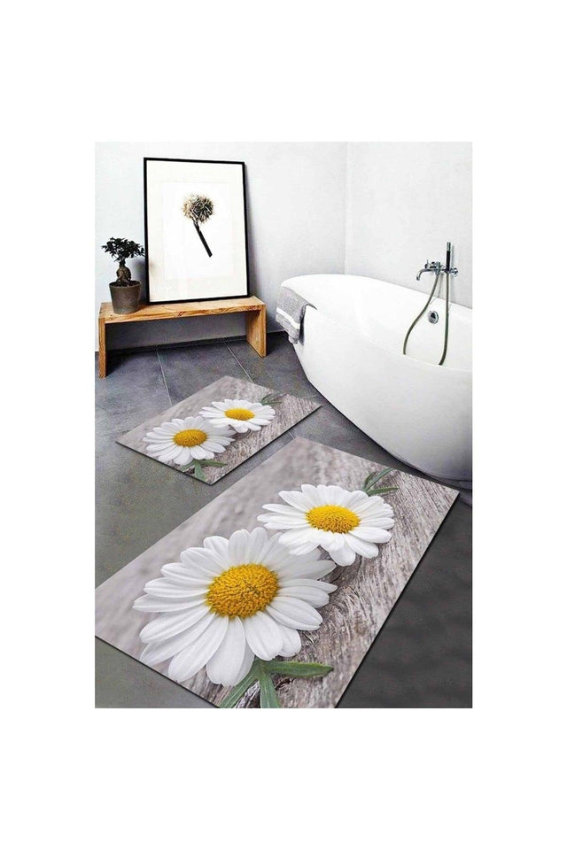 Daisy Pattern Carpet Set (60x100/40x60) -