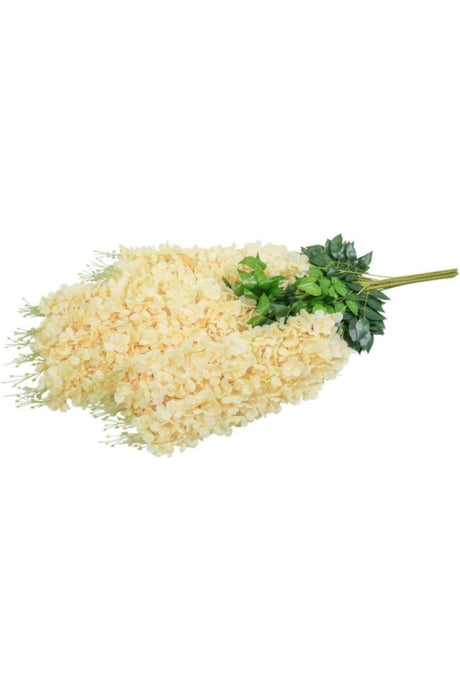 Dangling Artificial Flower Acacia Champagne Color 80 cm 12 Pieces Vineyard With 3 Dangling Branches - Swordslife