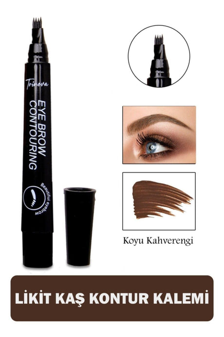 Dark Brown Microblading Eyebrow Pencil