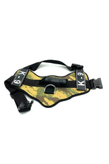 Dark Military Camouflage K9 Dog Breastplate Dog