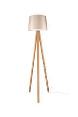 Deco Floor Lamp Bamboo Leg / Powder Hat - Swordslife